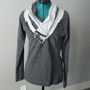 ❤️HOST PICK!!❤️ **Maurice's** Grey Unique Neck with Zip Sweater
